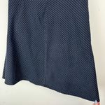 Betabrand  Work It Skort Navy Blue Pinstripe A-Line Skirt Sz Small Casual Career Photo 14