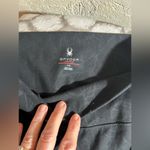 Spyder  Leggings Black High-Waisted long w web design in grey, pockets Photo 1