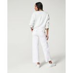 Spanx Stretch Twill White Cropped Wide Leg Pants Plus Size 1X FLAW Photo 1