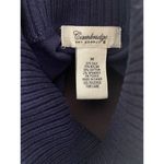 Cambridge Dry Goods Blue Turtleneck Sweater Silk Blend Pullover Size M NWT Size M Photo 5