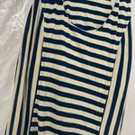 barney's new york  Cream & Blue Striped Dress Size XS Photo 1