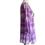 Margaritaville Batik Lace Rayon Purple Swim Cover Up Tunic L Large Photo 2