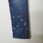 Driftwood Colette Floral Embroidered Straight Leg Ankle Jeans Women’s Size 4 Photo 8
