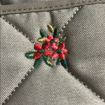 Vera Bradley Gray Quilted Floral Crossbody Bag Photo 7