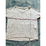 Athleta  Agate Paisley Cream Coaster Luxe V Neck Sweatshirt Large Photo 8