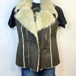 Inc International Concepts Faux Suede Fur Vest Penny Lane Festival brown women S Photo 11