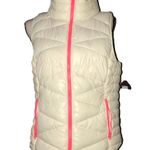Sonoma SO large marshmallow style puffer vest pink zipper Photo 0