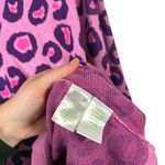 Lilly Pulitzer Don't Be a Cheetah V-Neck Jasmina Sweater Purple Preppy Womens Md Photo 4