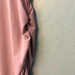 ⭐️Boutique pink short sleeve stretchy knee length maternity dress size medium Photo 15