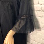 Vintage Silk & Lace Black Button Up Nightgown Size undefined Photo 5