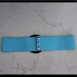 Blue & black zipper flower button belt Photo 2