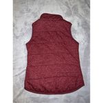 Outerwear Puffer Vest Snap Button & Zip Medium CAMPING HIKING FISHING Red Photo 1