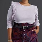 Anthropologie Eri + Ali Washed Ruffled Top Photo 0