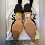 Schutz NWT  “Barbrah” Black Suede Wrap Tie Slide Flat Photo 1