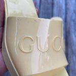 Gucci Yellow Rubber Heels Photo 3