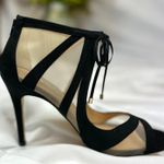 Nina New York  Cherie Illusion Sandals Black Mesh 7 Photo 11