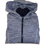 Lululemon Athletica Womens Daily Practice Zip Up Hooded Jacket Gray Black Size 8 Photo 6