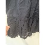 ZARA  Eyelet Short Dress Long Sleeve Tiered Ruffle Size Medium 2349 Photo 4