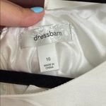 New. dressbarn White Midi Dress with Vibrant Floral Design size 10 Photo 4