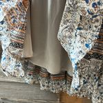 MISA Los Angeles Smocked Waist Tiered Floral Ruffle Mini Skirt Size Small Photo 2