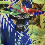 Mix Nouveau green tropical sheer coverup/tunic Size XL Photo 2
