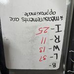 Pink Ripple Faux Leather Elastic Waist Side Zipper Women's Size Small Black Photo 2