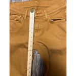 7 For All Mankind  7FAMK The Skinny Mustard Yellow Jeans Womens Size 25 Funky Fun Photo 6