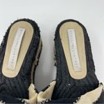 Stella McCartney  espadrille platform black and white slide sandals 35 Photo 2