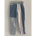 PacSun  Eco Hopper Patch Mom Jeans Women Size 27‎ Boho Retro Patchwork Trendy Photo 5