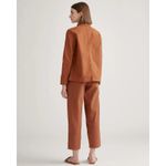 Quince  Organic Comfort Stretch Barn Chore Jacket Rust EUC Size L Photo 2