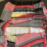 BB Dakota Black and White Patterned Skirt Size 22 retro chic artsy plus Photo 7