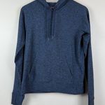 Outdoor Voices Hoodie Women's Medium Blue Cloudknit Stretch Long Sleeve Pullover Photo 0