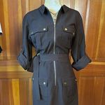 Sharagano New! Women’s Brown  Belted Mini Dress Photo 1