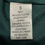 Jessakae Fit & Flare Dress Women's Small Green Short Sleeve Knee Length Photo 6