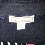 Gap Womens Dress Size Small Navy Blue White Striped Short Sleeve Fall Cotton Photo 4