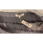 Madewell  Satin Straight Leg Full Length Pants Women's Medium Dusk Grey Photo 6