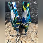 Michael Antonio  Open Toe Bootie Floral 5” Heels Tropical Platform Size 10 Photo 3