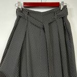 ZARA Black/ White Polkadot Wide Leg Pants Size M Photo 4