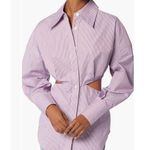 Equipment  Alya Cutout Button-Up Shirt Color: Red Multi $265.00 retail (New) Photo 0