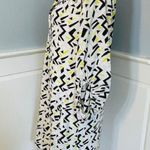 Diane Von Furstenberg DVF  100% Silk Abstract Geometric Print Dress Size 6 Photo 7