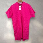 Caryn Lawn Caroline Dress In Rose Pink Poplin Cotton Shirt Dress One‎ Size NWT Photo 4