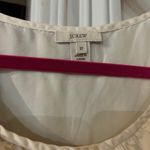 Ann Taylor Ruffle Sleeveless Top Cream Blouse Casual‎ Tank Top Layered Ruffle Trim Photo 3