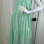 EXPRESS  Tiered Halter Maxi Dress Size Medium 100% Cotton.  #143 Photo 1