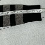 Eliza J . Gray Blue Black Glitter Stripe Sweater Bodycon Dress Size Medium Photo 8