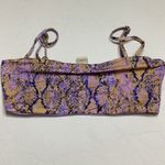 l*space New. L* Purple snake print bikini top. XS. Retails $88 Photo 8