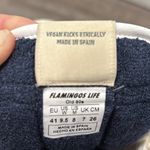 Flamingos Life Old 80s Vegan Leather High Top Sneakers Size EU 41 Unisex White Photo 8