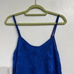 Guess  Blue Satin Cami Blouse Sz S NWT Photo 2