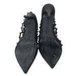 Valentino Garavani Noir Rockstud 100mm Caged Leather Pumps Black Size 36.5 Photo 9