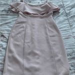 Karl Lagerfeld  Paris blush pink ruffle spaghetti straps bodycon dress, size 2 Photo 4