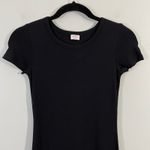Wilfred Aritzia Free Women's Black Crew Neck Go To T-Shirt Dress Size XS Photo 2